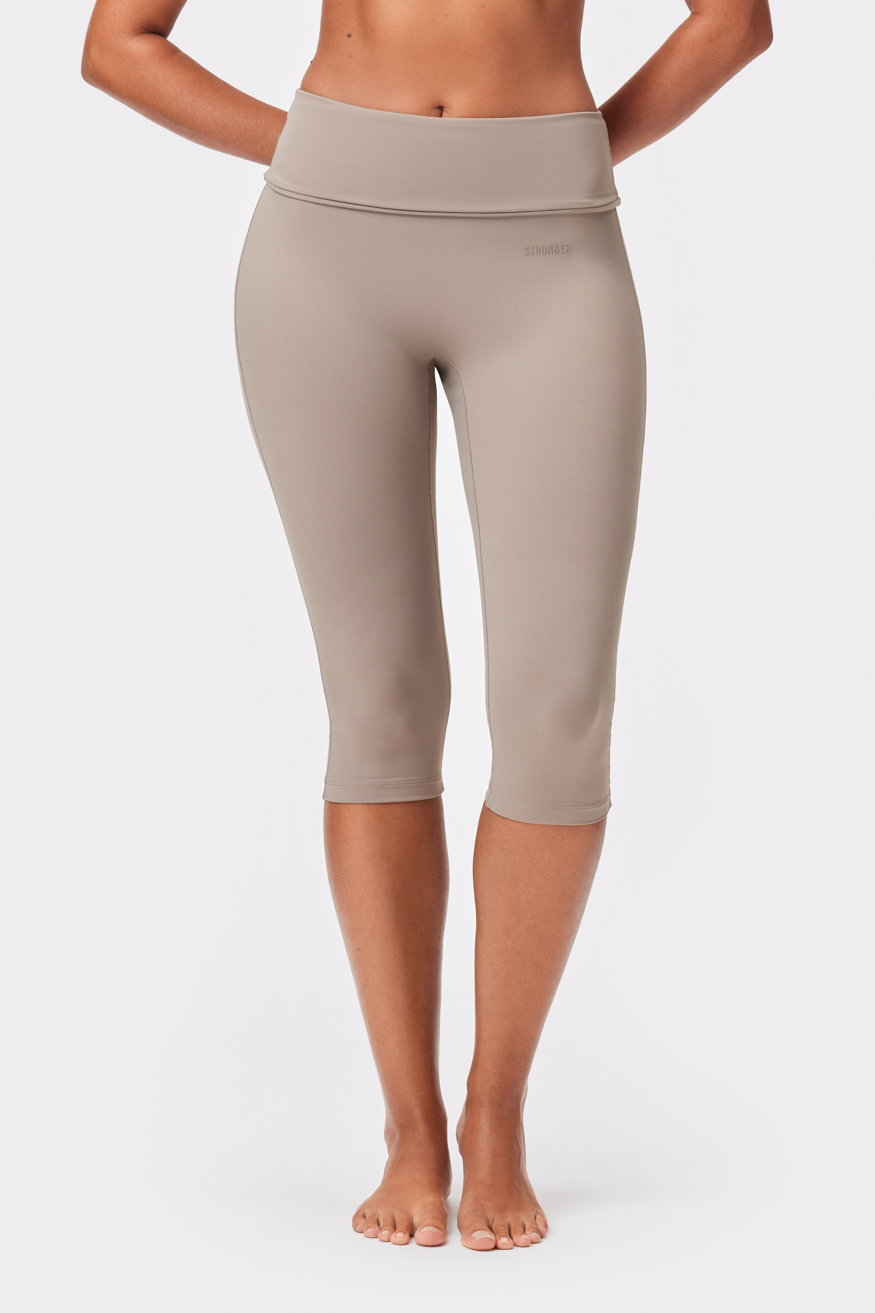 Soft Fold Over Capri Tights