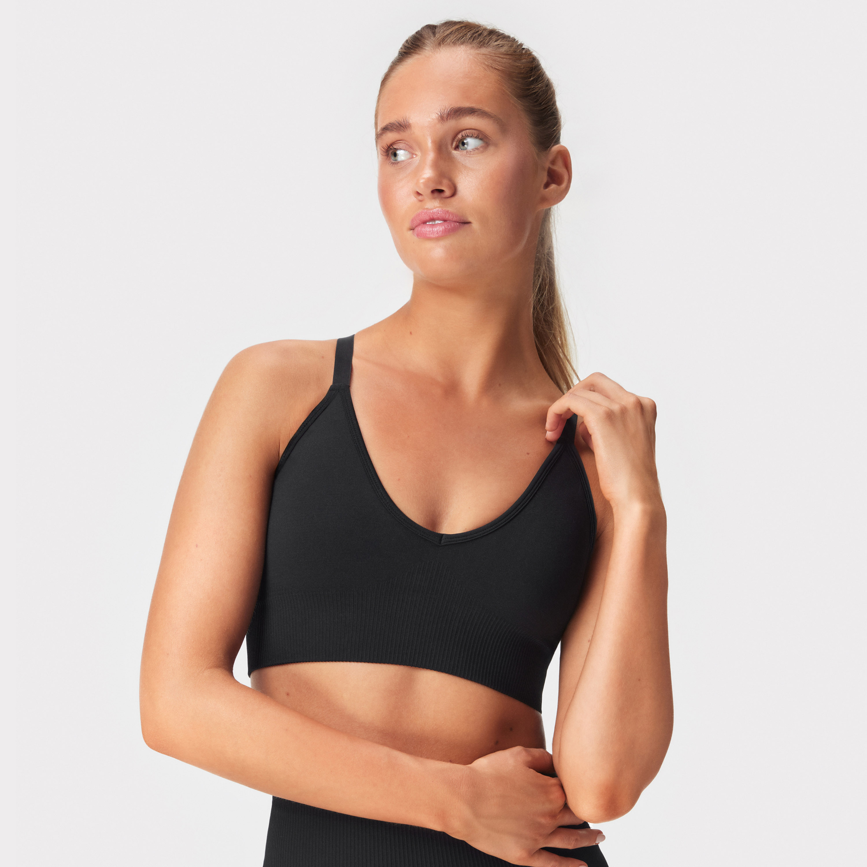 Seamless V-Neck Sport-bh