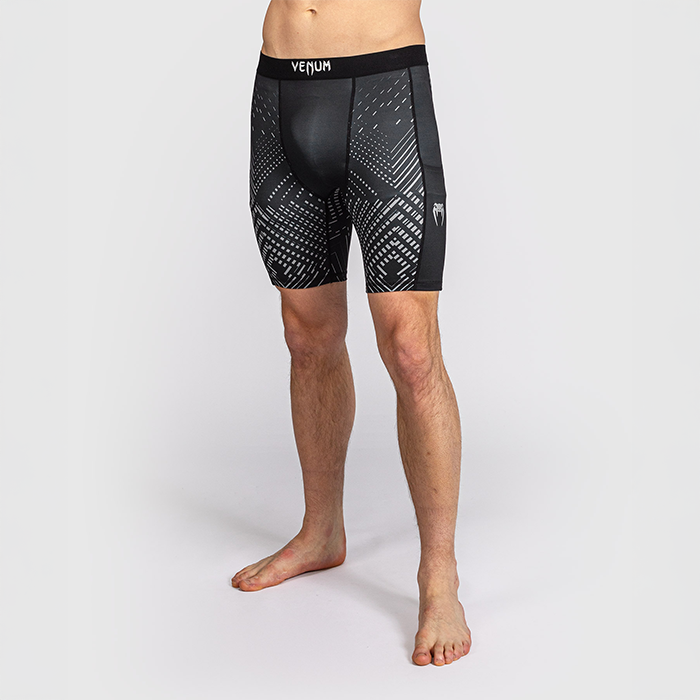 Venum Midnight Fury Vale Tudo Shorts Svart Grå Silver