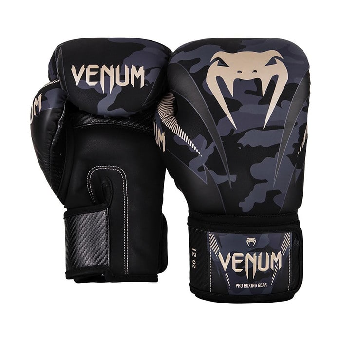 Venum Impact Boxningshandskar, Mörk Camo/Sand