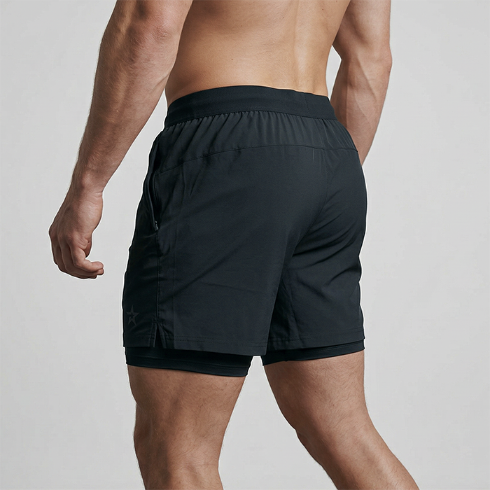 Star 2-in-1 Shorts Svart