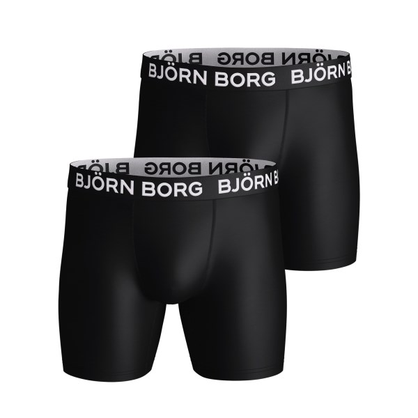 Björn Borg Performance Boxer 2-pack, S, Black