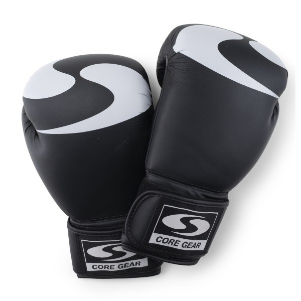 Core Gear Boxing Gloves, 16 oz, Black