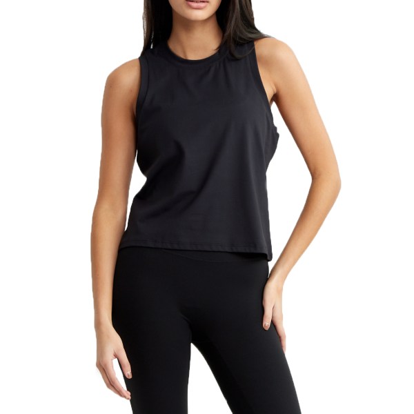 Drop Of Mindfulness Relaxed Tank Top, S, Black