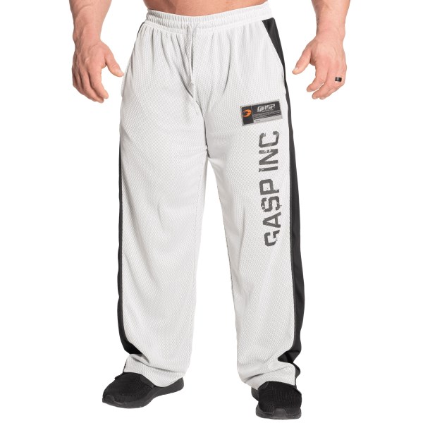 Gasp No1 Mesh Pant, , White/Grey
