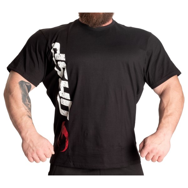 Gasp Original Tee, S, Black/red