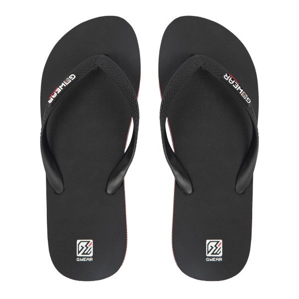 Gorilla Wear Gwear Flip-Flops, 36, Black